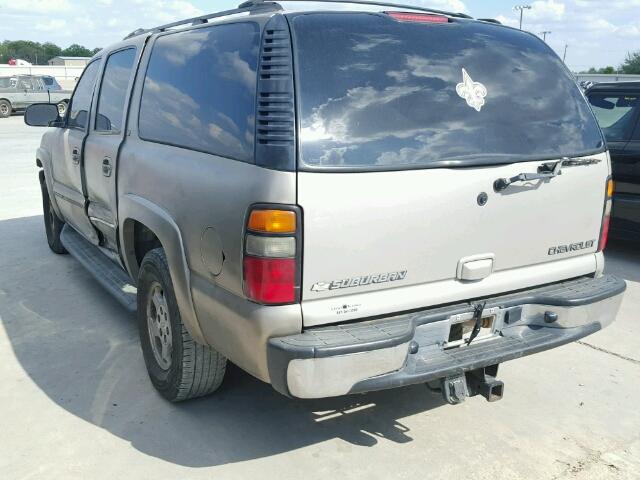 1GNEC16Z54J186778 - 2004 CHEVROLET SUBURBAN TAN photo 3