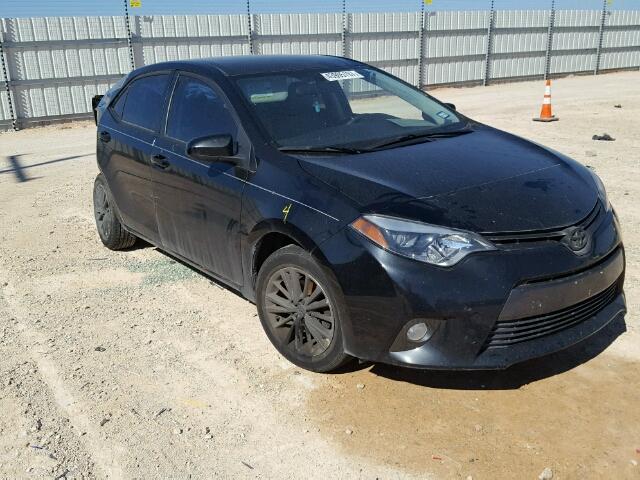 5YFBURHE2FP195602 - 2015 TOYOTA COROLLA L BLACK photo 1