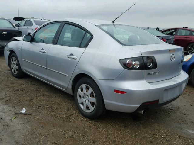 JM1BK12F971721352 - 2007 MAZDA 3 SILVER photo 3