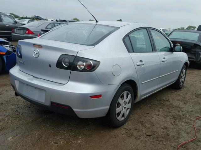 JM1BK12F971721352 - 2007 MAZDA 3 SILVER photo 4