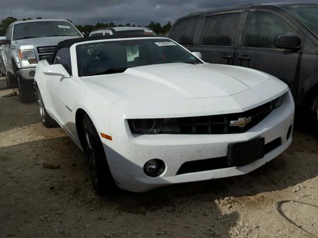 2G1FC3D37D9231800 - 2013 CHEVROLET CAMARO LT WHITE photo 1