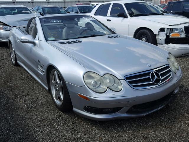 WDBSK74F43F041452 - 2003 MERCEDES-BENZ SL 55 AMG SILVER photo 1