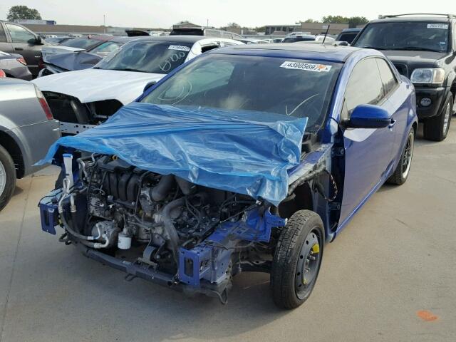 KNAFU6A24B5418985 - 2011 KIA FORTE BLUE photo 2