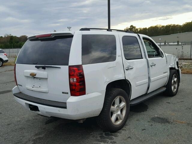 1GNFK13078J130490 - 2008 CHEVROLET TAHOE K150 WHITE photo 4