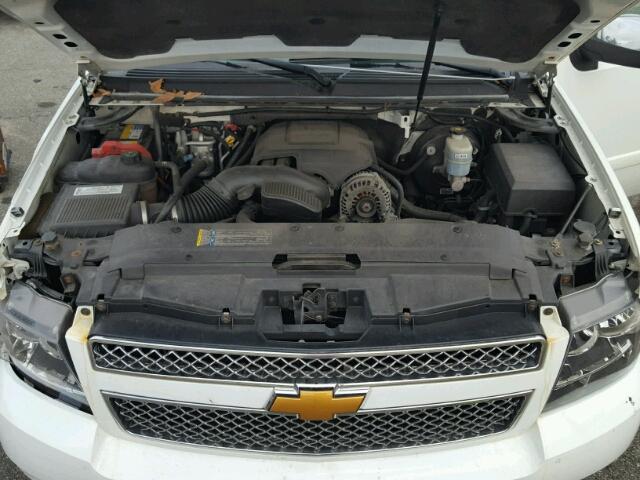 1GNFK13078J130490 - 2008 CHEVROLET TAHOE K150 WHITE photo 7