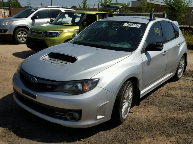 JF1GR89698L834424 - 2008 SUBARU IMPREZA WR SILVER photo 2