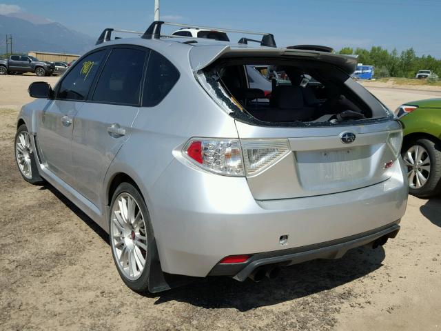 JF1GR89698L834424 - 2008 SUBARU IMPREZA WR SILVER photo 3