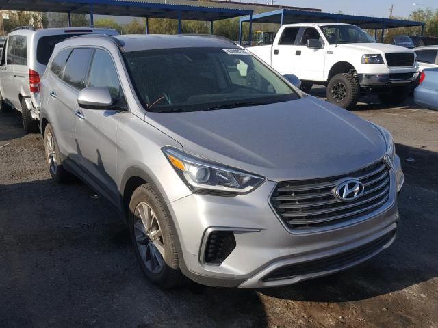 KM8SMDHF9HU213428 - 2017 HYUNDAI SANTA FE S GRAY photo 1