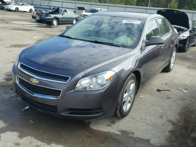 1G1ZB5E17BF167402 - 2011 CHEVROLET MALIBU LS GRAY photo 2