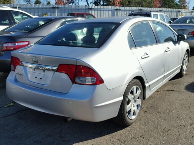 19XFA1F57AE068899 - 2010 HONDA CIVIC SILVER photo 4