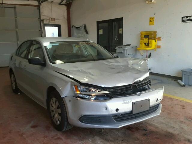 3VW1K7AJXEM363695 - 2014 VOLKSWAGEN JETTA BASE SILVER photo 1