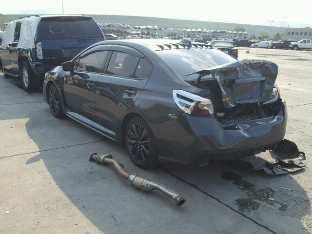 JF1VA1E66G9823761 - 2016 SUBARU WRX PREMIU GRAY photo 3