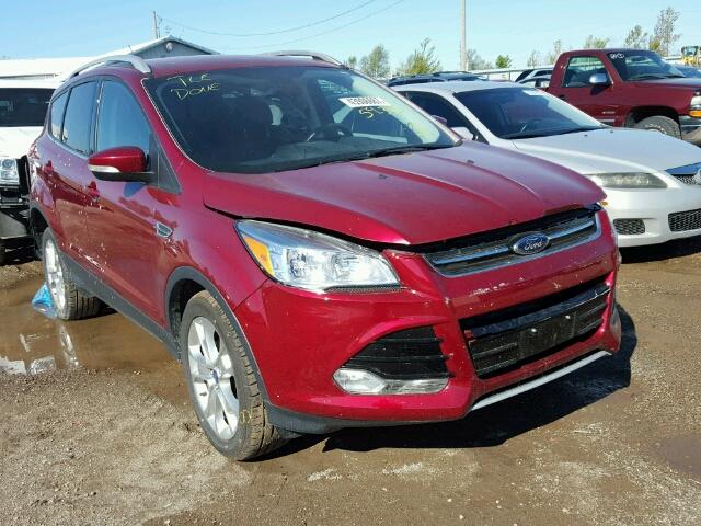 1FMCU0JX0EUA40295 - 2014 FORD ESCAPE TIT RED photo 1