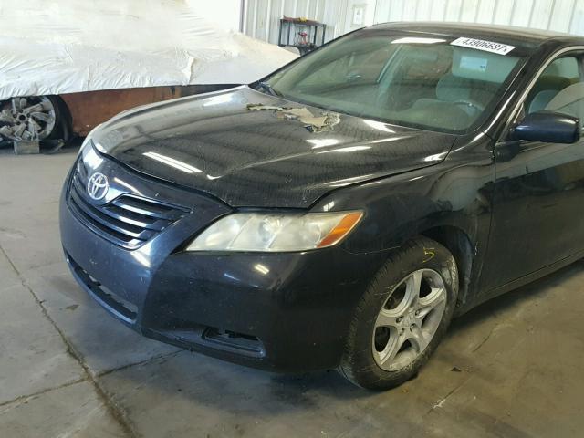 4T1BE46K98U246507 - 2008 TOYOTA CAMRY CE BLACK photo 9