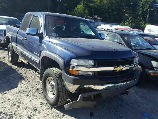 1GCHK29U91E152927 - 2001 CHEVROLET SILVERADO BLUE photo 1