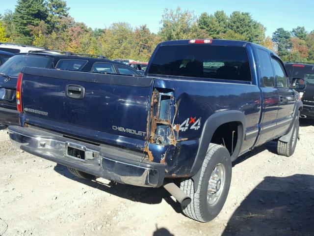 1GCHK29U91E152927 - 2001 CHEVROLET SILVERADO BLUE photo 4