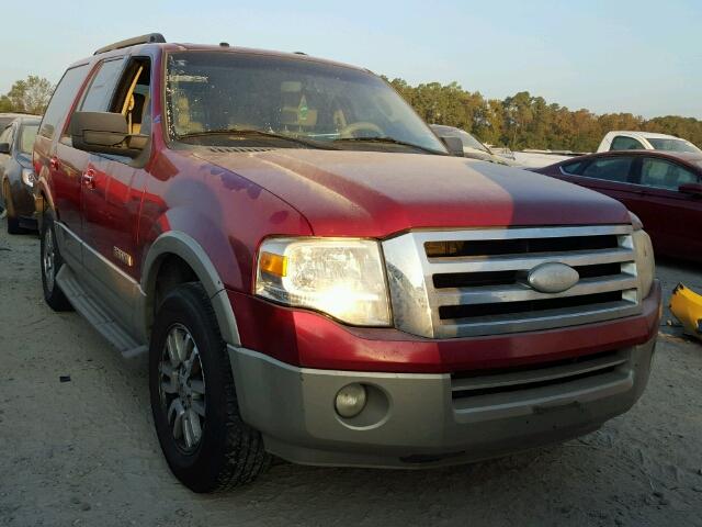 1FMFU17598LA17214 - 2008 FORD EXPEDITION MAROON photo 1