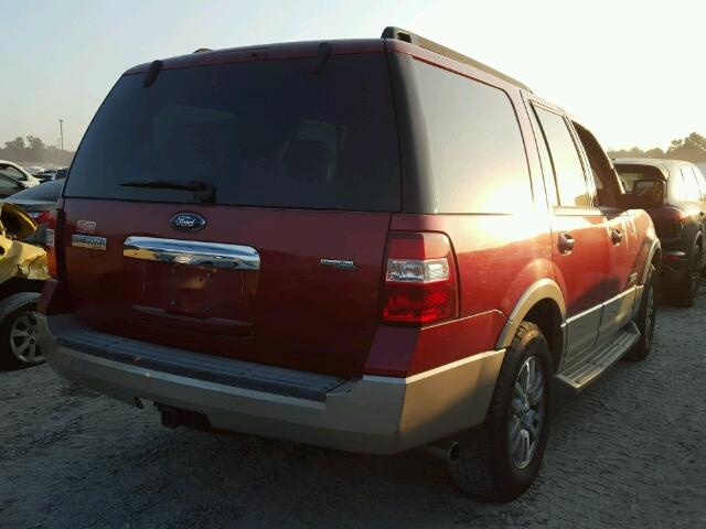 1FMFU17598LA17214 - 2008 FORD EXPEDITION MAROON photo 4