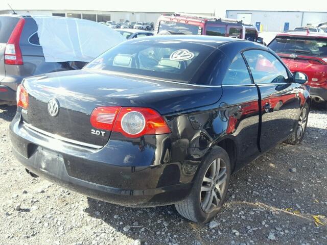 WVWDA71FX7V041355 - 2007 VOLKSWAGEN EOS 2.0T S 黑色 照片 4