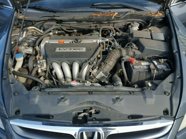 1HGCM56356A135981 - 2006 HONDA ACCORD BLUE photo 7