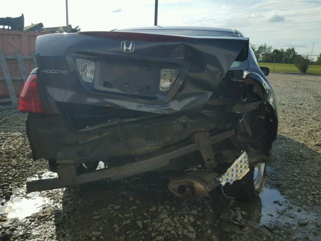 1HGCM56356A135981 - 2006 HONDA ACCORD BLUE photo 9