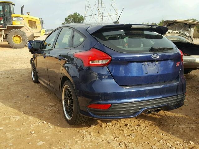 1FADP3L99GL318688 - 2016 FORD FOCUS ST BLUE photo 3