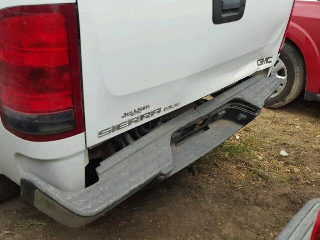 3GTP1VE01DG377097 - 2013 GMC SIERRA C15 WHITE photo 9