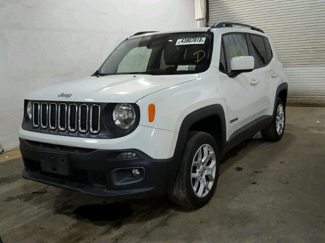 ZACCJBBTXFPB30433 - 2015 JEEP RENEGADE L WHITE photo 2