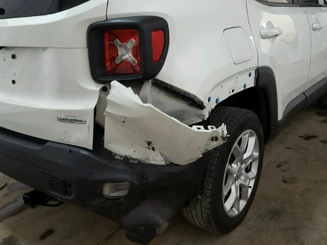 ZACCJBBTXFPB30433 - 2015 JEEP RENEGADE L WHITE photo 9