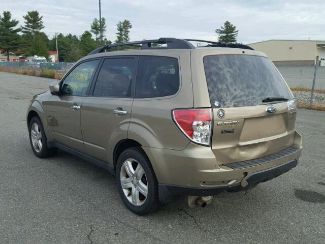 JF2SH63649H737934 - 2009 SUBARU FORESTER 2 TAN photo 3