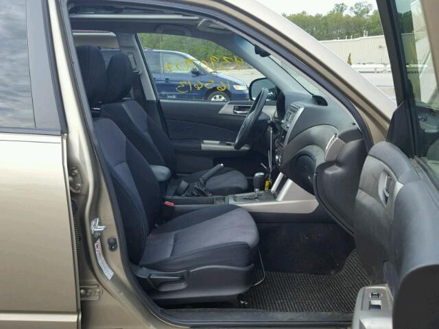 JF2SH63649H737934 - 2009 SUBARU FORESTER 2 TAN photo 5