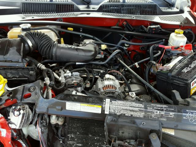 1J4GL58K45W612161 - 2005 JEEP LIBERTY LI RED photo 7