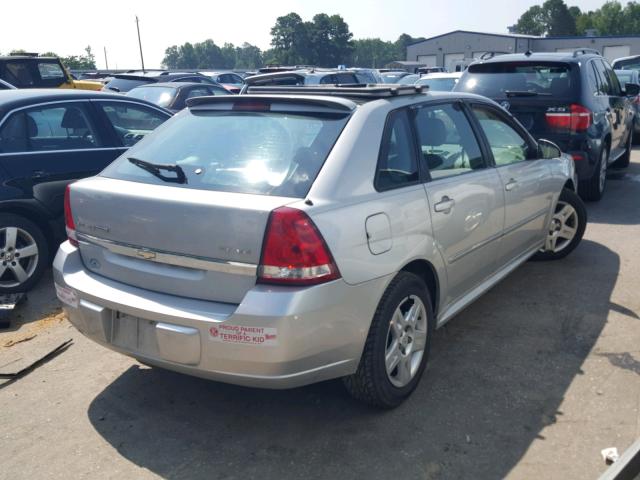1G1ZT61806F246440 - 2006 CHEVROLET MALIBU MAX ნაცრისფერი ფოტო 4