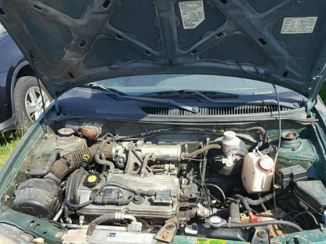 2C1MR522XX6726644 - 1999 CHEVROLET METRO LSI GREEN photo 7