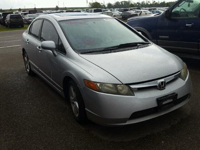 1HGFA15856L018076 - 2006 HONDA CIVIC SILVER photo 1