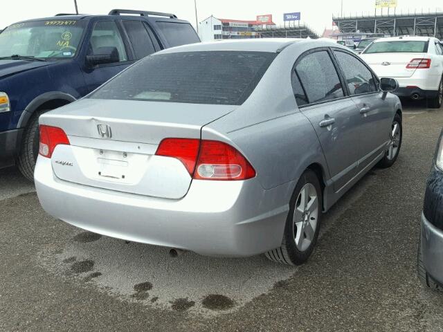 1HGFA15856L018076 - 2006 HONDA CIVIC SILVER photo 4