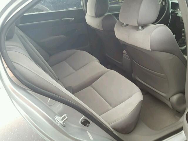 1HGFA15856L018076 - 2006 HONDA CIVIC SILVER photo 6