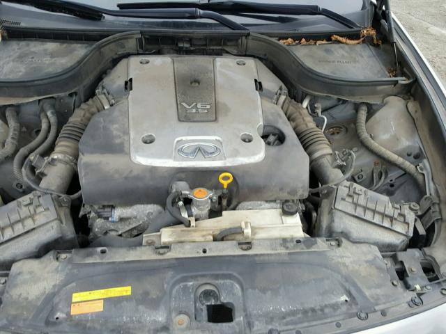 JNKBV61E38M202437 - 2008 INFINITI G35 GRAY photo 7