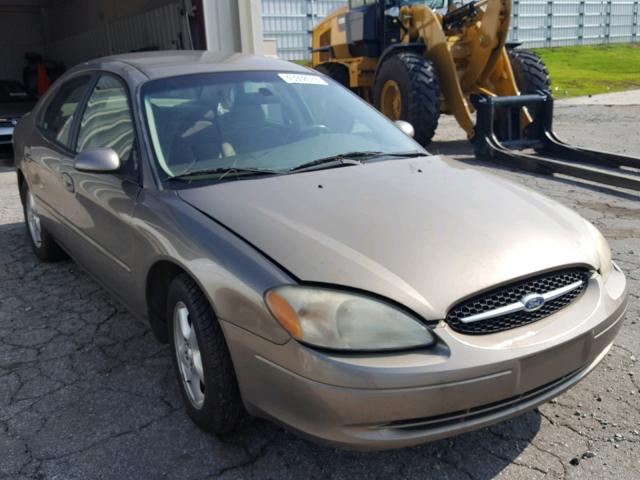 1FAFP55U72A214100 - 2002 FORD TAURUS SES BROWN photo 1