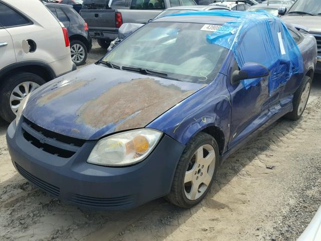 1G1AM15B577222746 - 2007 CHEVROLET COBALT SS BLUE photo 2