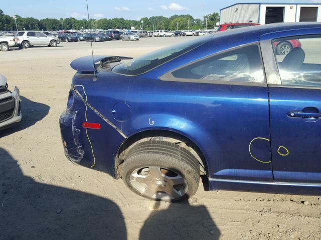 1G1AM15B577222746 - 2007 CHEVROLET COBALT SS BLUE photo 9