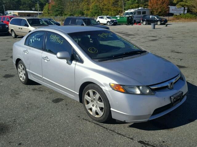 2HGFA15547H311262 - 2007 HONDA CIVIC LX SILVER photo 1