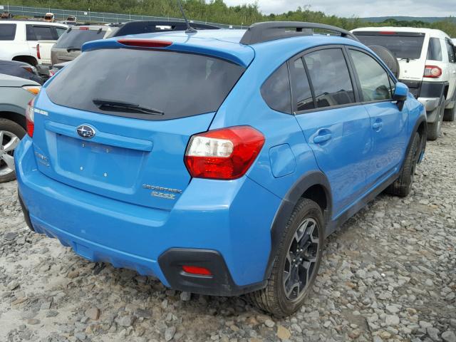 JF2GPABCXG8270230 - 2016 SUBARU CROSSTREK BLUE photo 4