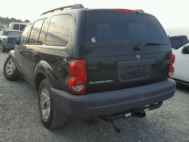 1D4HD38K15F583846 - 2005 DODGE DURANGO ST BLACK photo 3