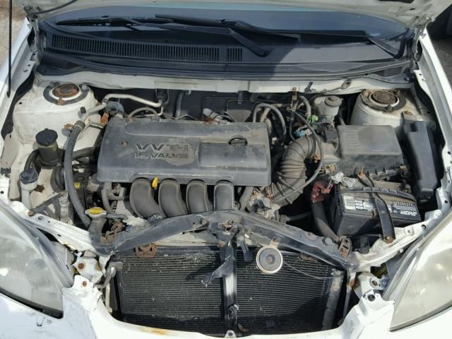 2T1KR32E73C015730 - 2003 TOYOTA MATRIX BAS WHITE photo 7