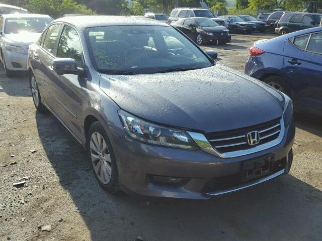 1HGCR2F81EA139388 - 2014 HONDA ACCORD EXL GRAY photo 1