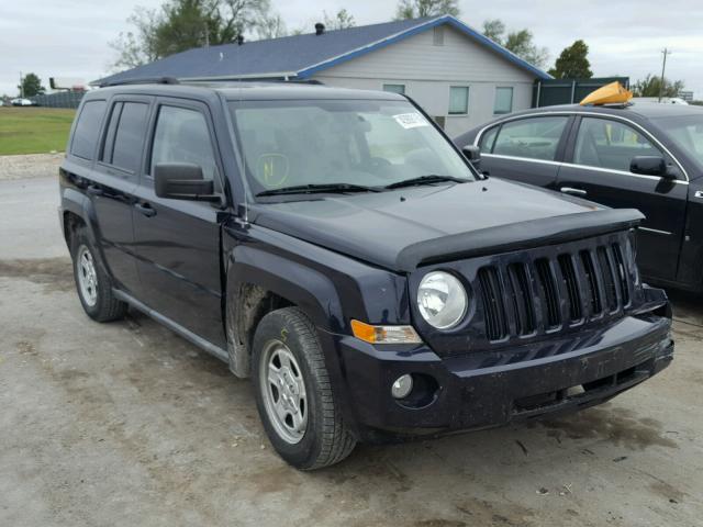 1J4NT1GA9AD677148 - 2010 JEEP PATRIOT SP BLACK photo 1