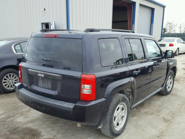 1J4NT1GA9AD677148 - 2010 JEEP PATRIOT SP BLACK photo 4