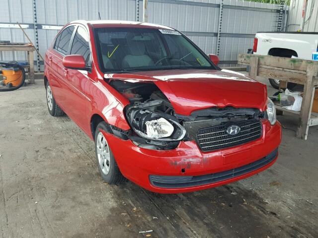 KMHCN4AC9BU615345 - 2011 HYUNDAI ACCENT GLS RED photo 1