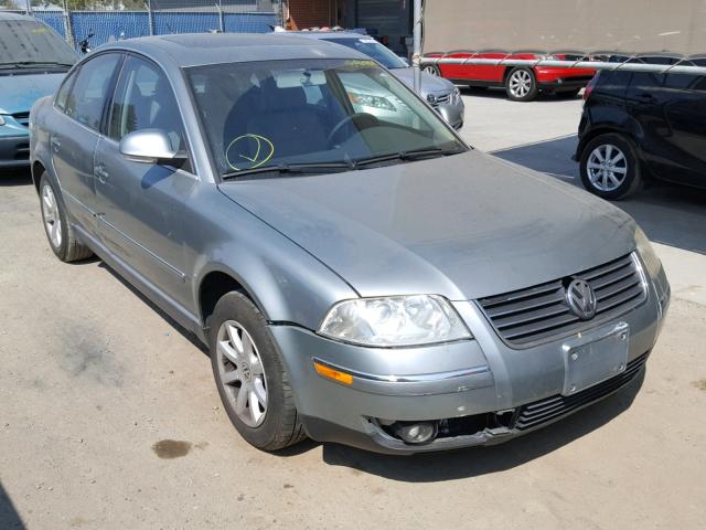 WVWPD63B44P159118 - 2004 VOLKSWAGEN PASSAT GLS GRAY photo 1